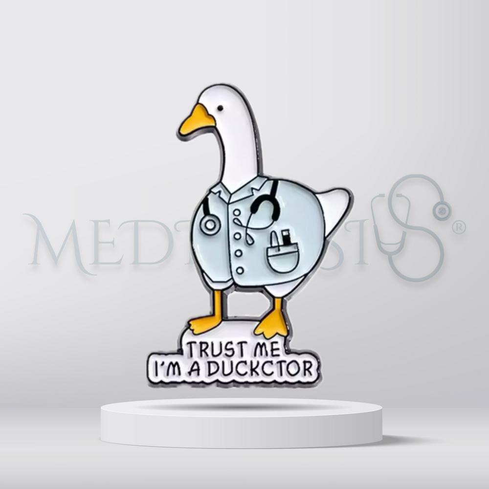 Trust me I’m a ducktor – Brooch
