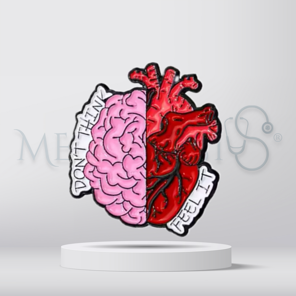 Don't think, feel it - Brooch