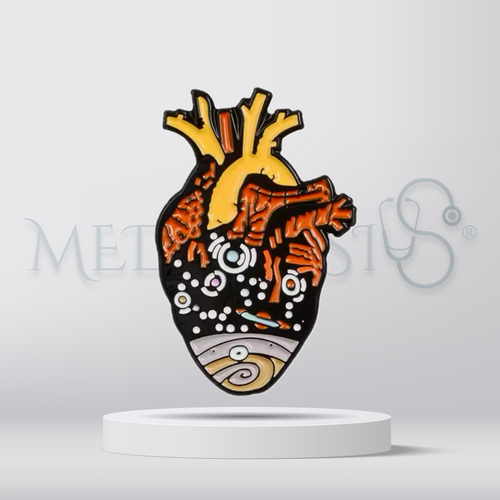 Space heart - Brooch