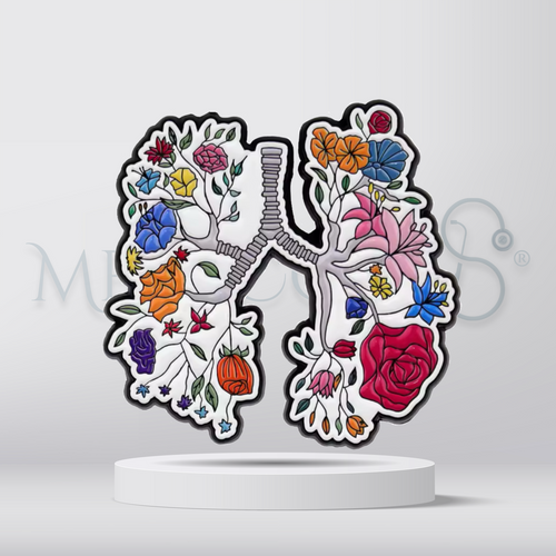 Flowered lung - Brooch