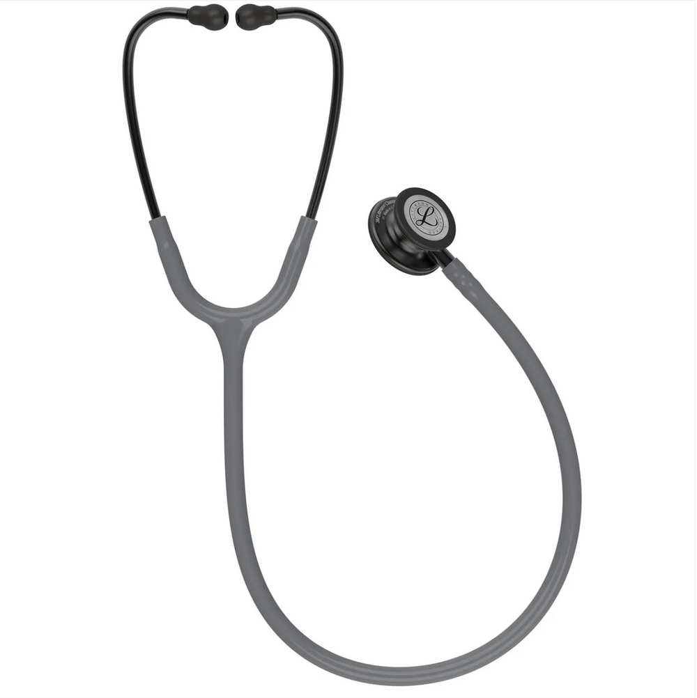 3M™ Littmann® Classic III™ Stethoscope - Gray tube & Smoke black chest piece 5873
