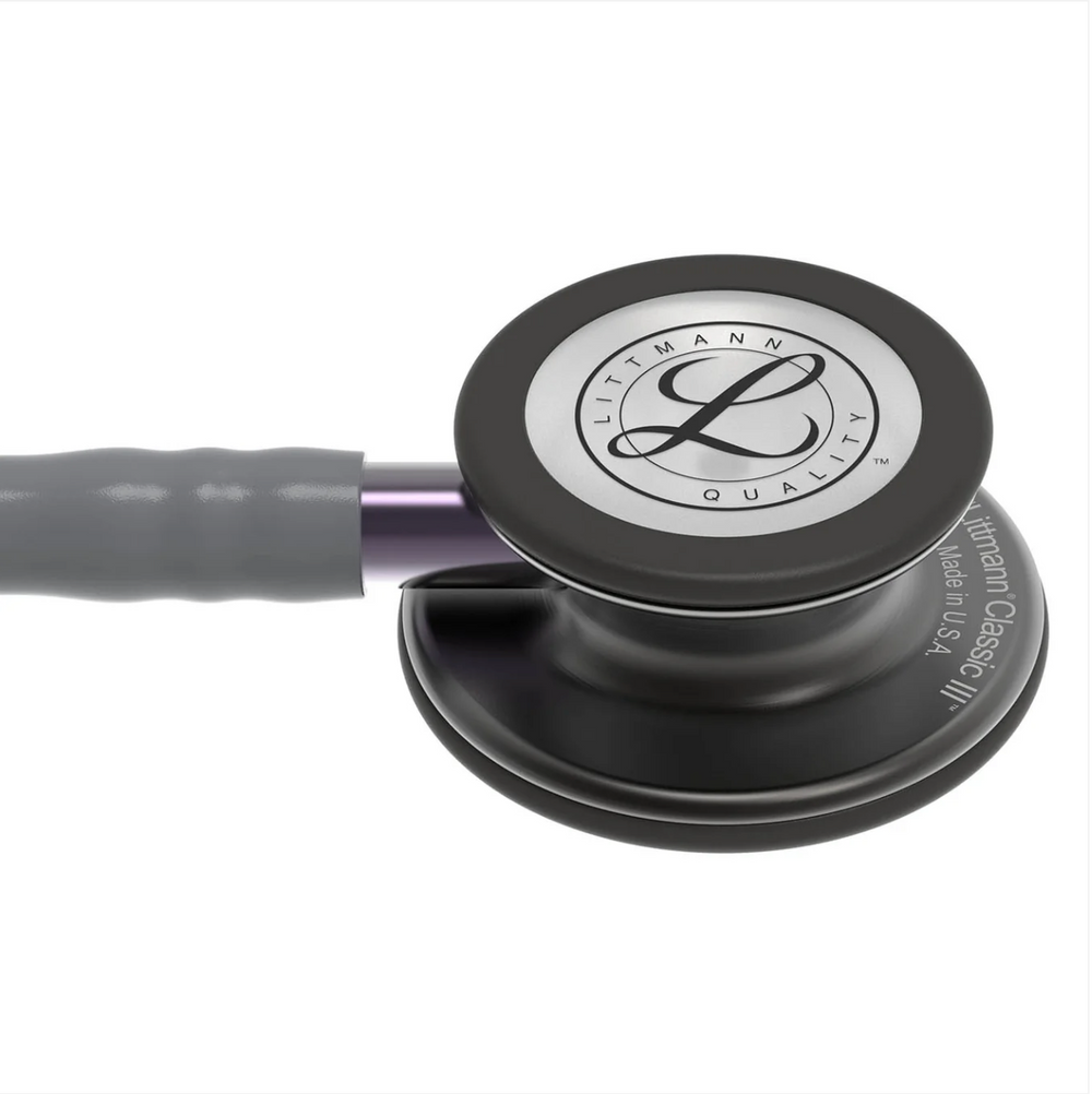 3M™ Littmann® Classic III™ Stethoscope - Gray tube & Smoke black chest piece 5873