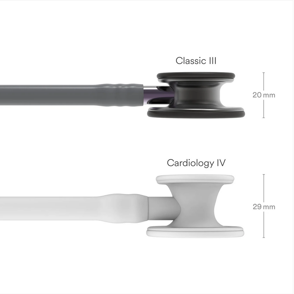 3M™ Littmann® Classic III™ Stethoscope - Gray tube & Smoke black chest piece 5873