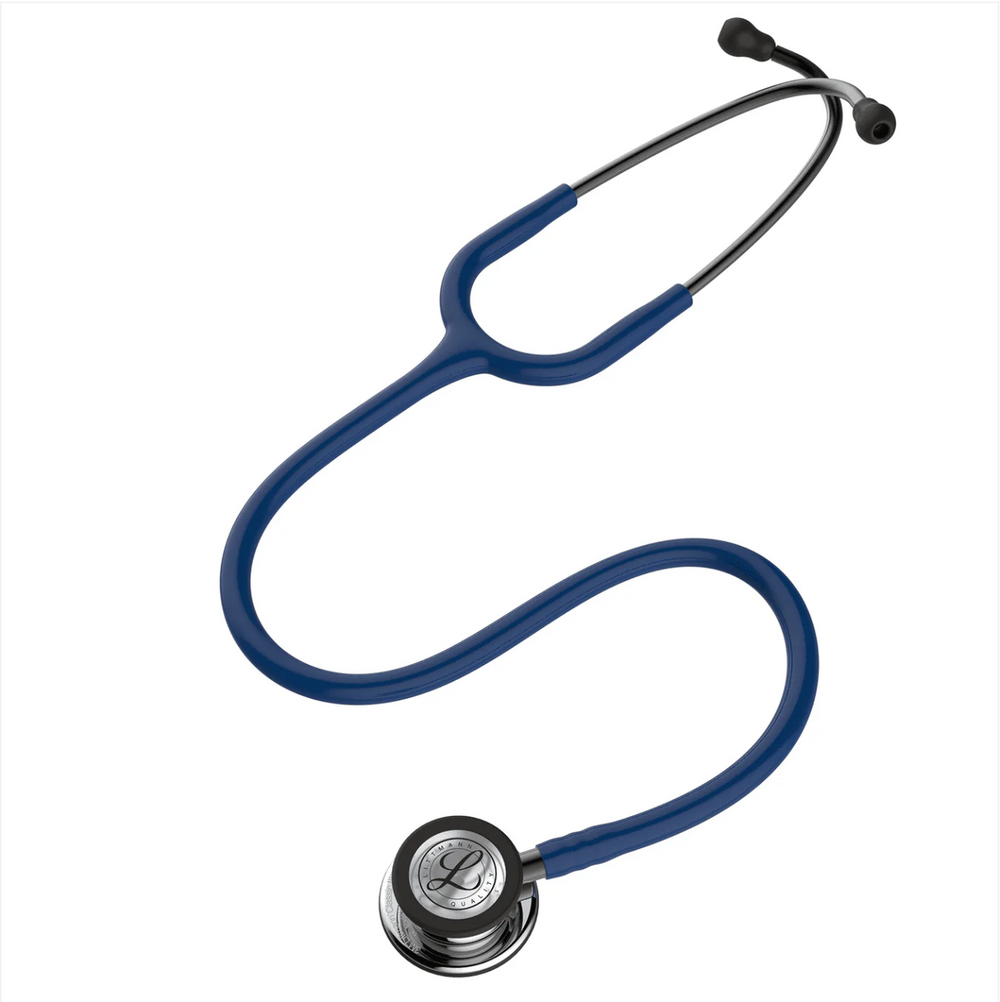 3M™ Littmann® Classic III™ Stethoscope - Navy blue tube & Mirror finish chest piece 5863