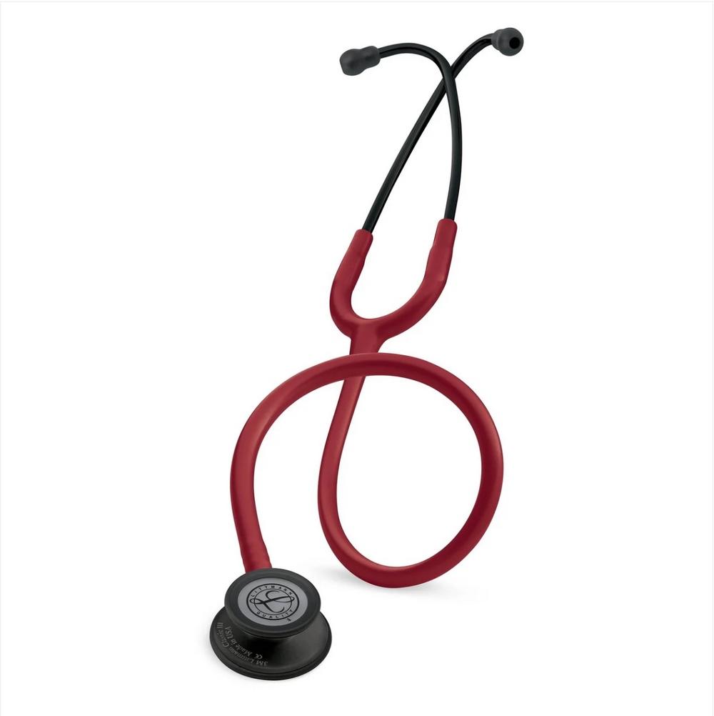 3M™ Littmann® Classic III™ Stethoscope - Burgundy tube & Matte black chest piece 5868