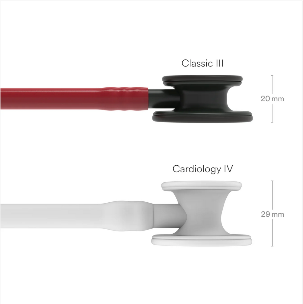 3M™ Littmann® Classic III™ Stethoscope - Burgundy tube & Matte black chest piece 5868
