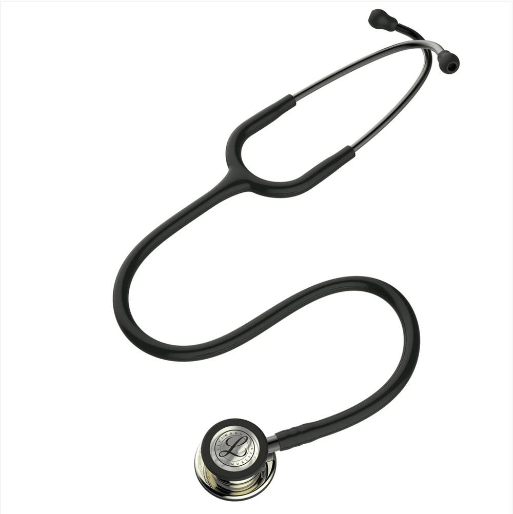 3M™ Littmann® Classic III™ Stethoscope - Black tube & Champagne finish chest piece 5861