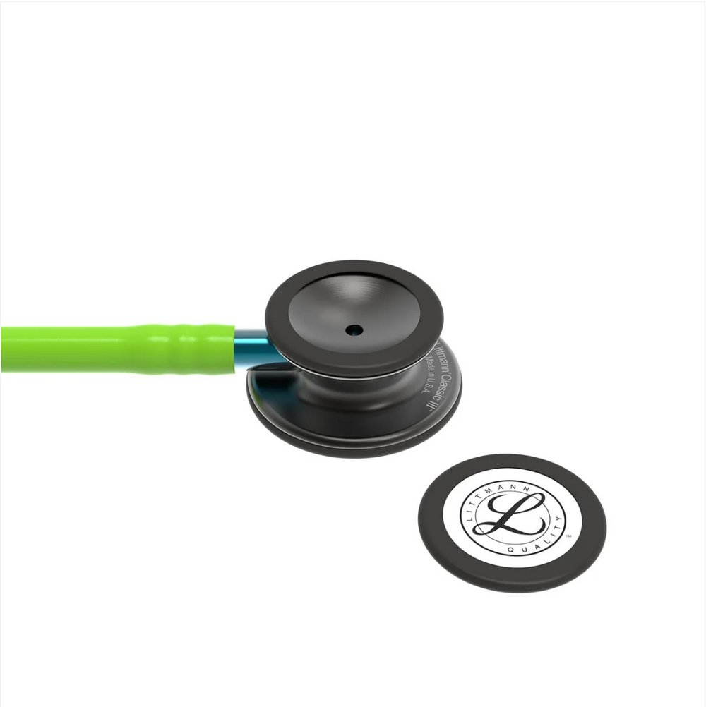 3M™ Littmann® Classic III™ Stethoscope - Lime green tube & Smoke black chest piece 5875