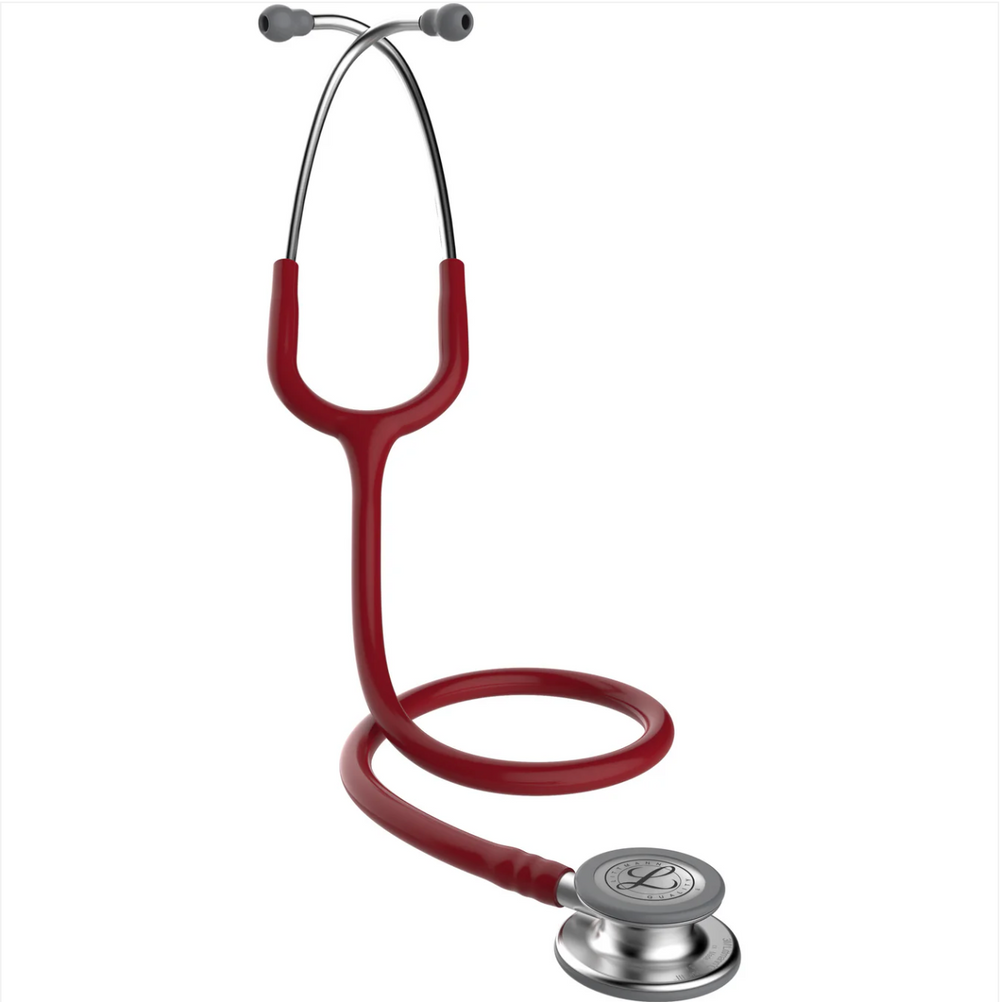 3M™ Littmann® Classic III™ Stethoscope - Burgundy tube & Silver chest piece 5627