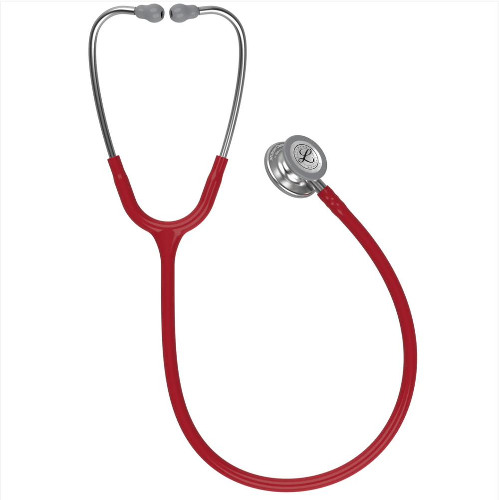 3M™ Littmann® Classic III™ Stethoscope - Burgundy tube & Silver chest piece 5627