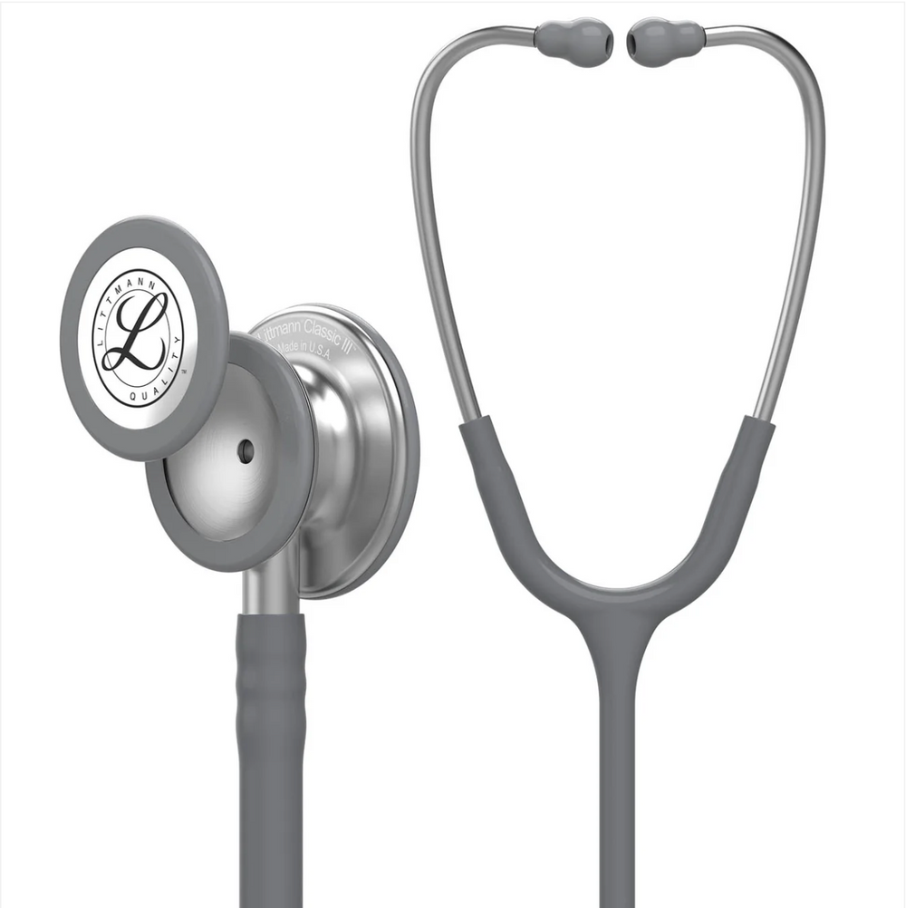 3M™ Littmann® Classic III™ Stethoscope - Gray tube & Silver chest piece 5621