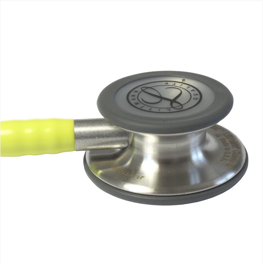 3M™ Littmann® Classic III™ Stethoscope - Lemon Lime tube & Silver chest piece 5839