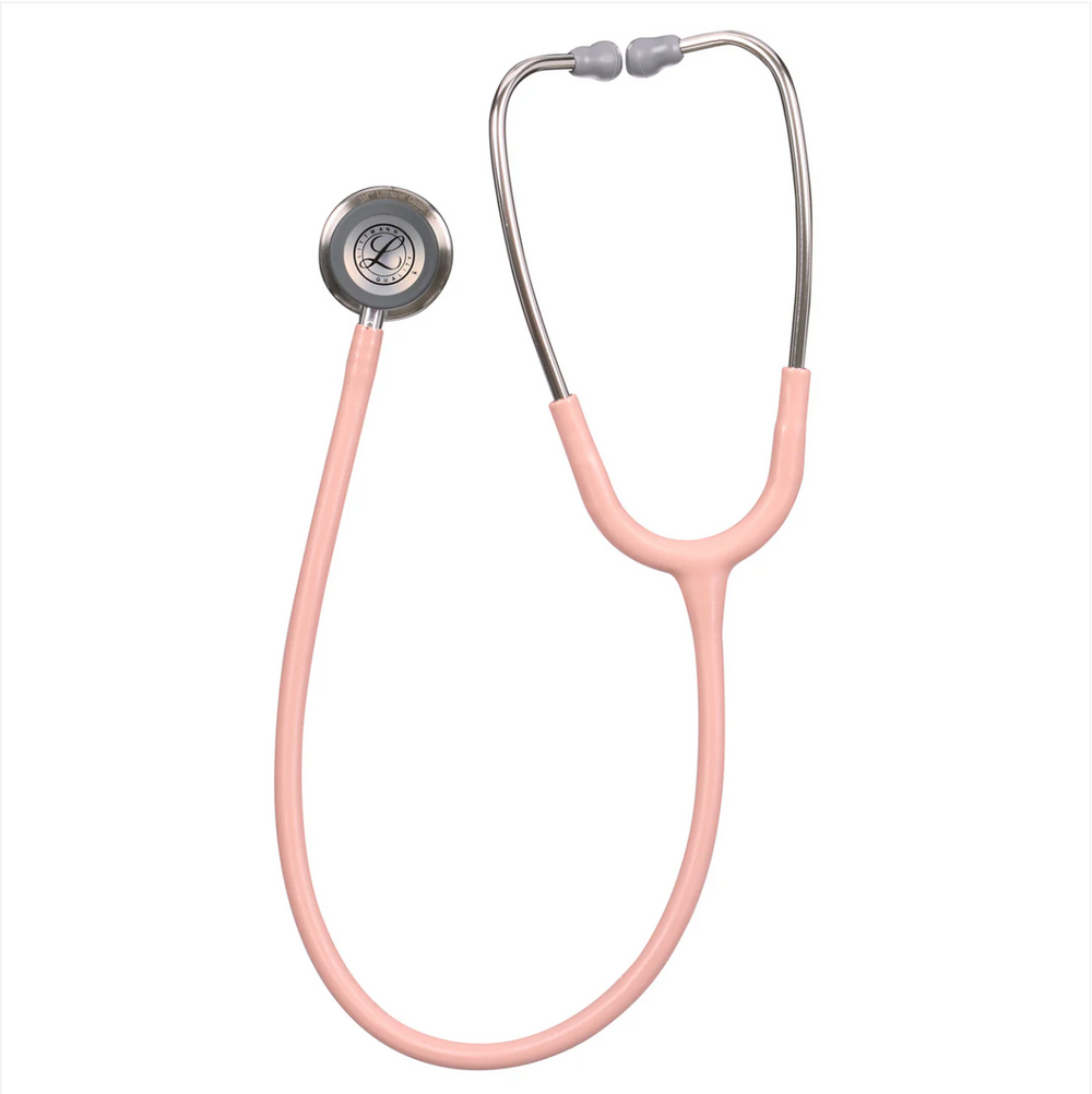 3M™ Littmann® Classic III™ Stethoscope - Champagne rose satin tube & Silver chest piece 5910C