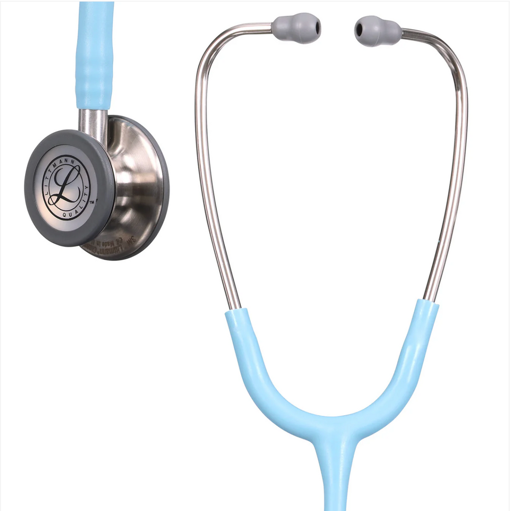 3M™ Littmann® Classic III™ Stethoscope - Marine Blue Satin tube & Silver chest piece 5912C