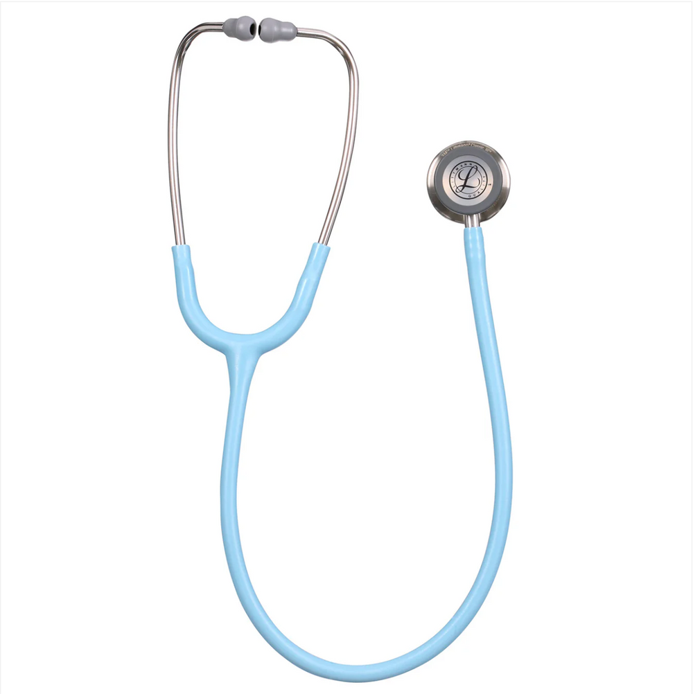 3M™ Littmann® Classic III™ Stethoscope - Marine Blue Satin tube & Silver chest piece 5912C