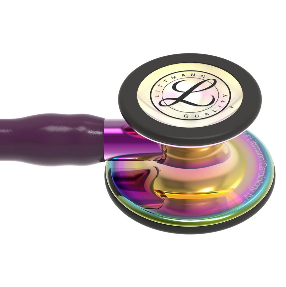 3M™ Littmann® Cardiology IV™ - Plum tube & Polished rainbow finish chest piece 6239