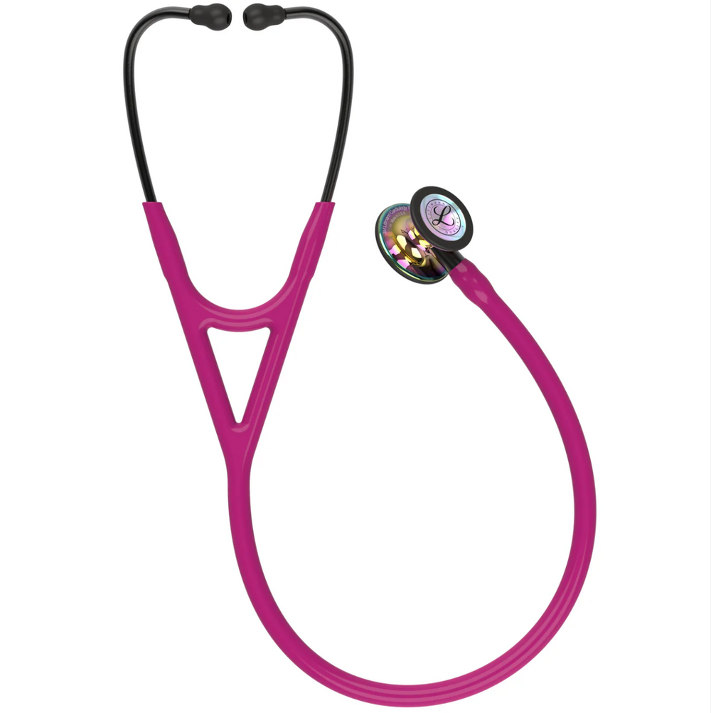 3M™ Littmann® Cardiology IV™ - Raspberry tube & Polished rainbow finish chest piece 6241