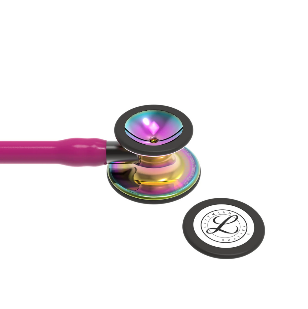 3M™ Littmann® Cardiology IV™ - Raspberry tube & Polished rainbow finish chest piece 6241