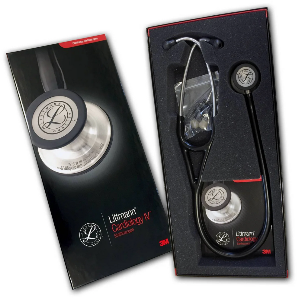 3M™ Littmann® Cardiology IV™ - Black tube & Silver chest piece 6152