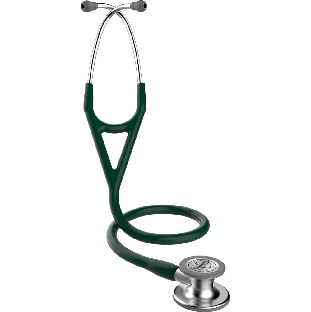 3M™ Littmann® Cardiology IV™ - Hunter green tube & Silver chest piece 6155