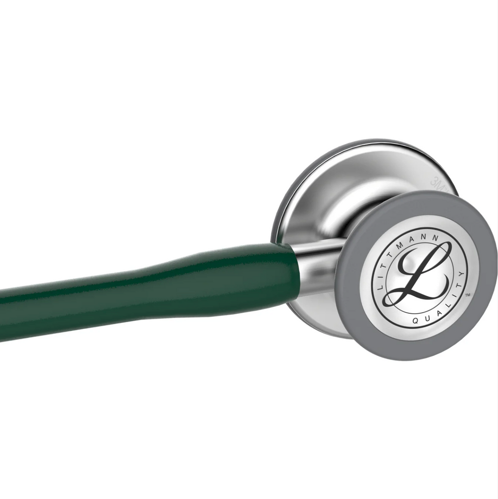 3M™ Littmann® Cardiology IV™ - Hunter green tube & Silver chest piece 6155