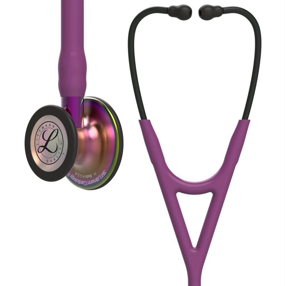 3M™ Littmann® Cardiology IV™ - Plum tube & Rainbow finish chest piece 6205