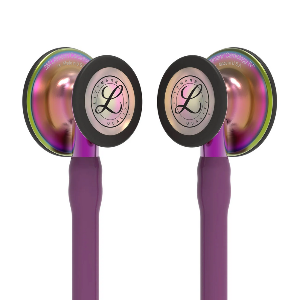 3M™ Littmann® Cardiology IV™ - Plum tube & Rainbow finish chest piece 6205