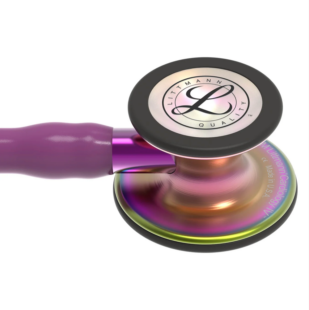 3M™ Littmann® Cardiology IV™ - Plum tube & Rainbow finish chest piece 6205