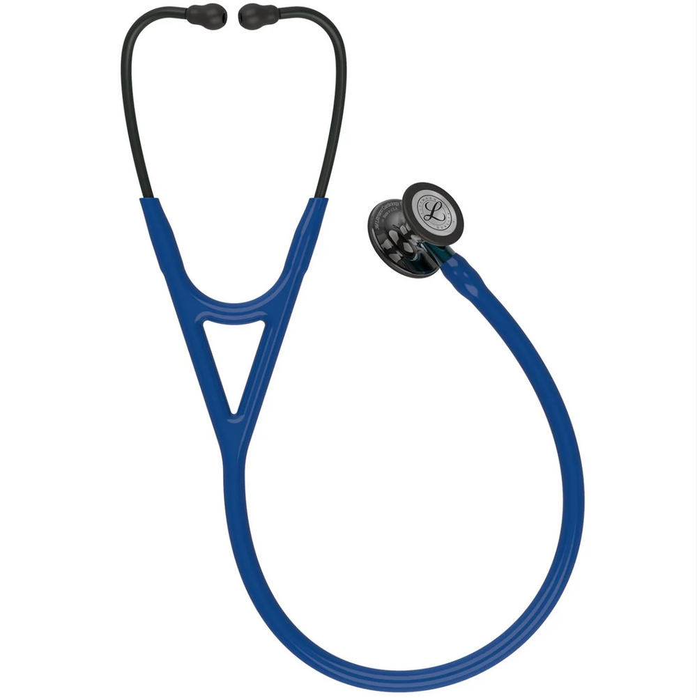 3M™ Littmann® Cardiology IV™ - Navy Blue tube & Polished Smoke chest piece, blue Stem 6202