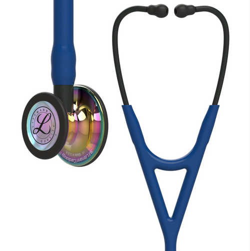 3M™ Littmann® Cardiology IV™ - Navy Blue tube & Polished rainbow finish chest piece 6242
