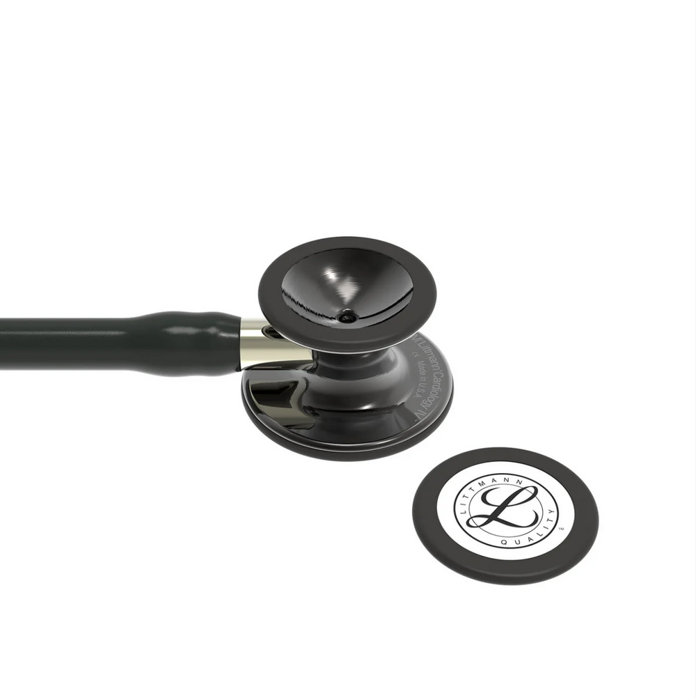 3M™ Littmann® Cardiology IV™ - Black tube & Polished smoke black chest piece, Champagne stem 6204