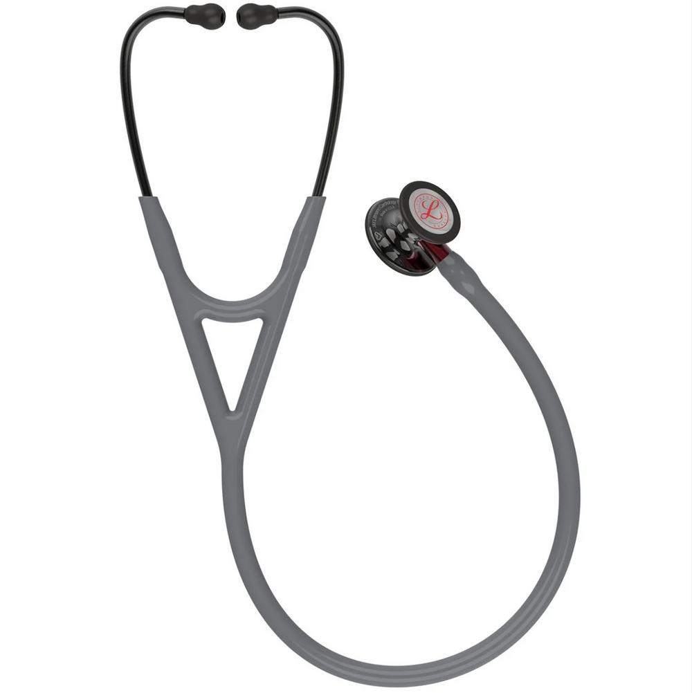 3M™ Littmann® Cardiology IV™ - Grey tube & Smoke black chest piece - Engraved Heart "Limited Edition" 6183