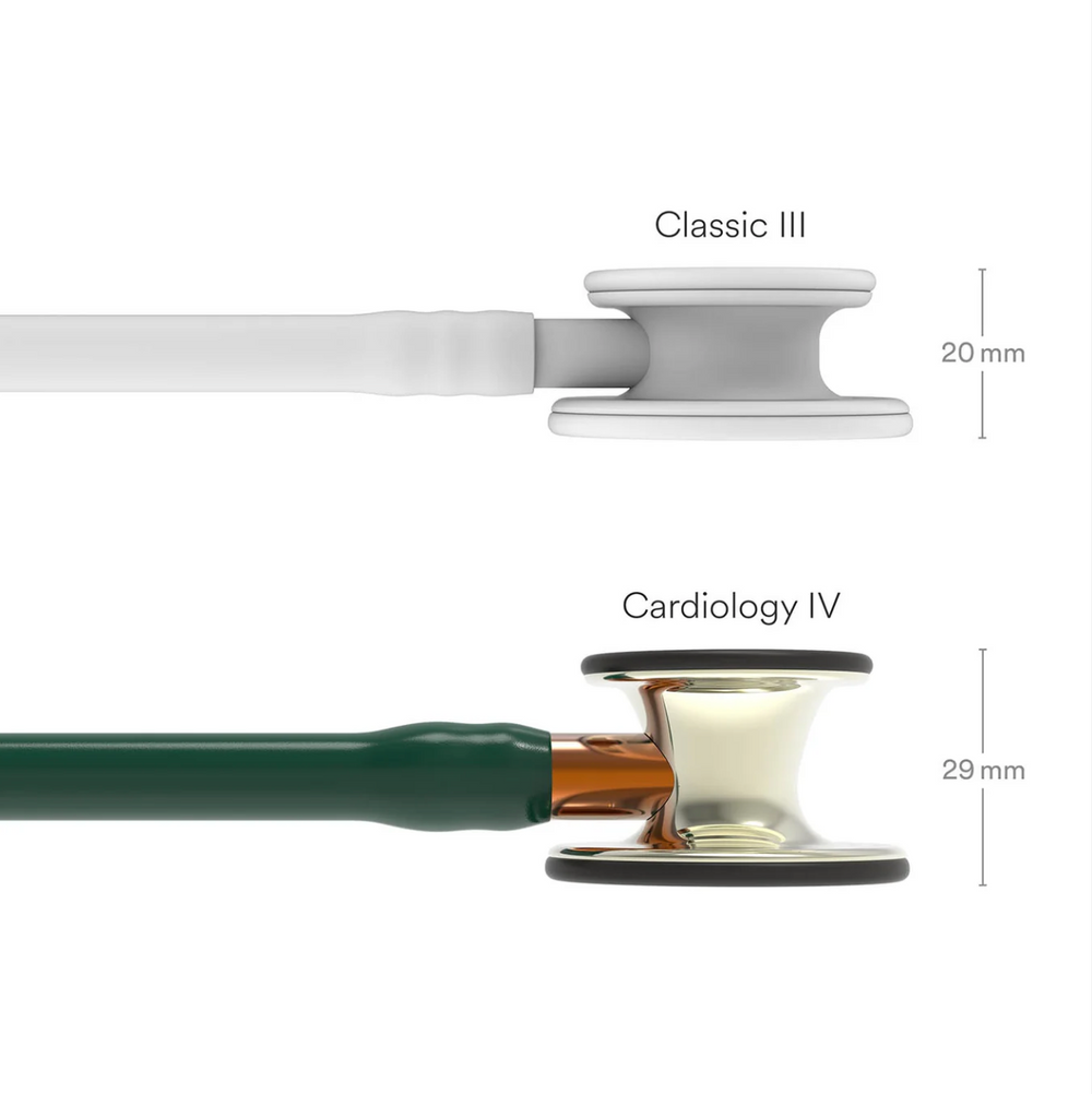 3M™ Littmann® Cardiology IV™ - Hunter green rtube & Polished champagne finish chest piece "Limited Edition" 6206