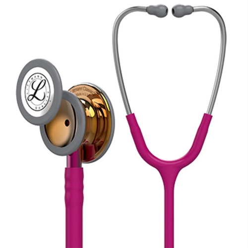 3M™ Littmann® Classic III™ Stethoscope - Raspberry tube & High polished copper finish chest piece "Limited Edition" 5647