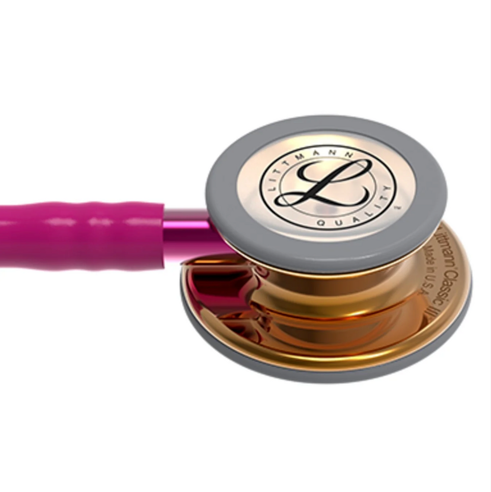 3M™ Littmann® Classic III™ Stethoscope - Raspberry tube & High polished copper finish chest piece "Limited Edition" 5647