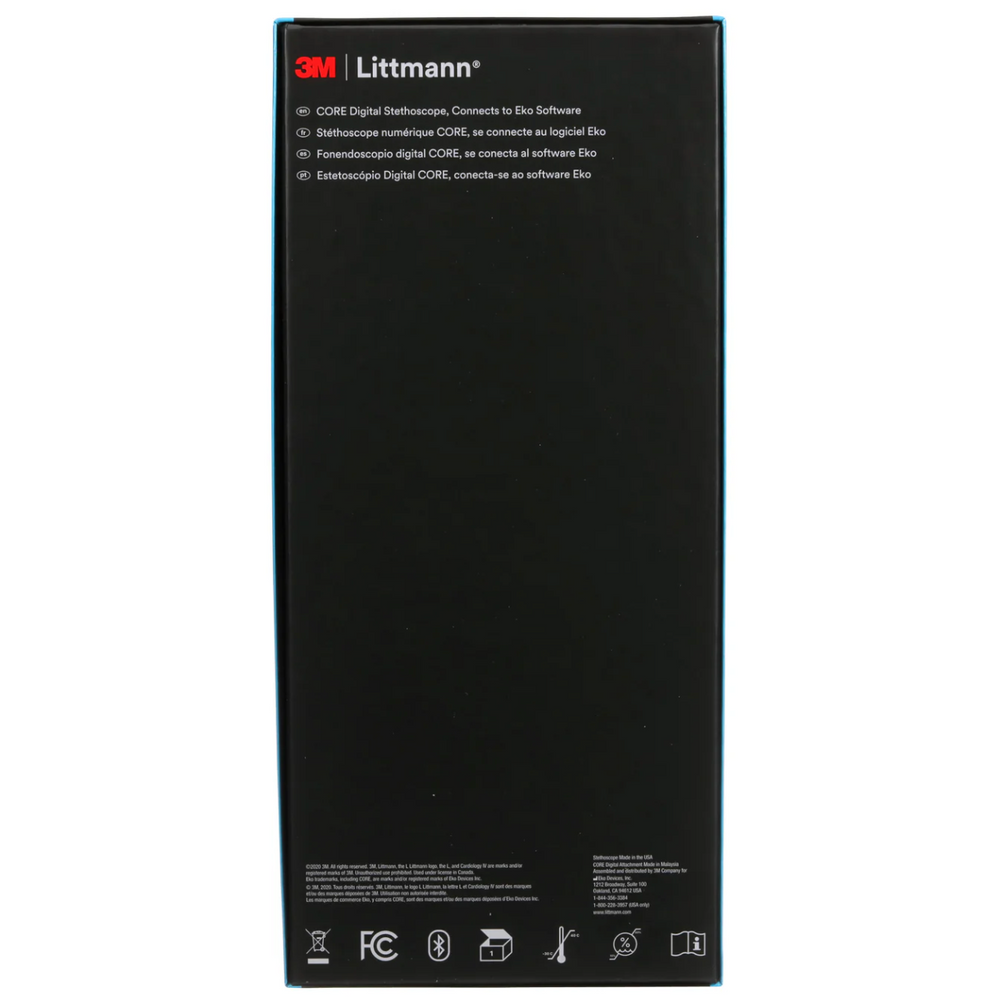 3M™ Littmann® CORE Digital - Black tube & Mirror chest piece 8890