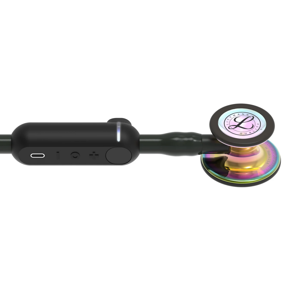 3M™ Littmann® CORE Digital - Black tube & High polish rainbow chest piece 8570