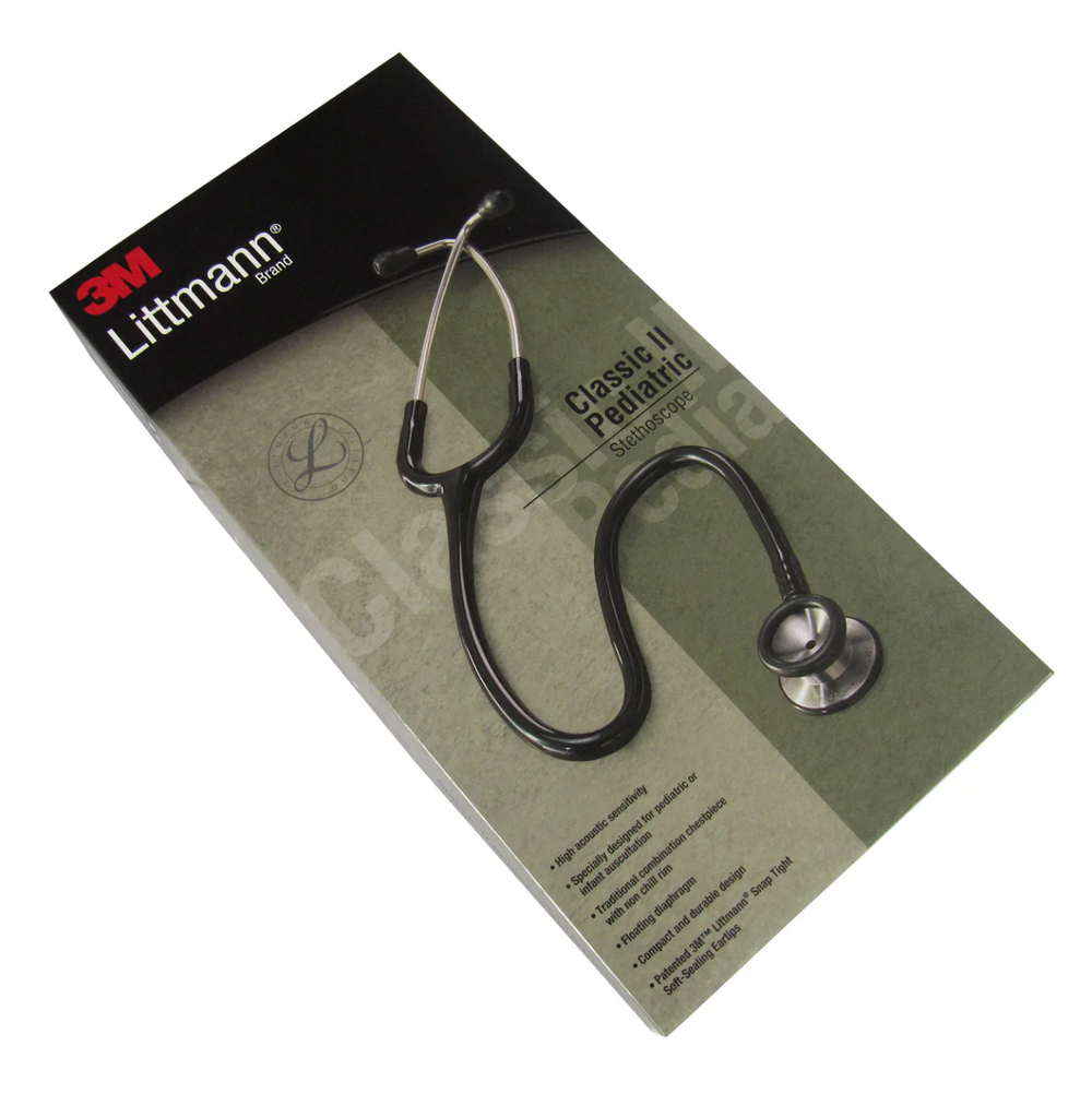 3M™ Littmann® Classic II Pediatric - Black tube & Silver chest piece 2113