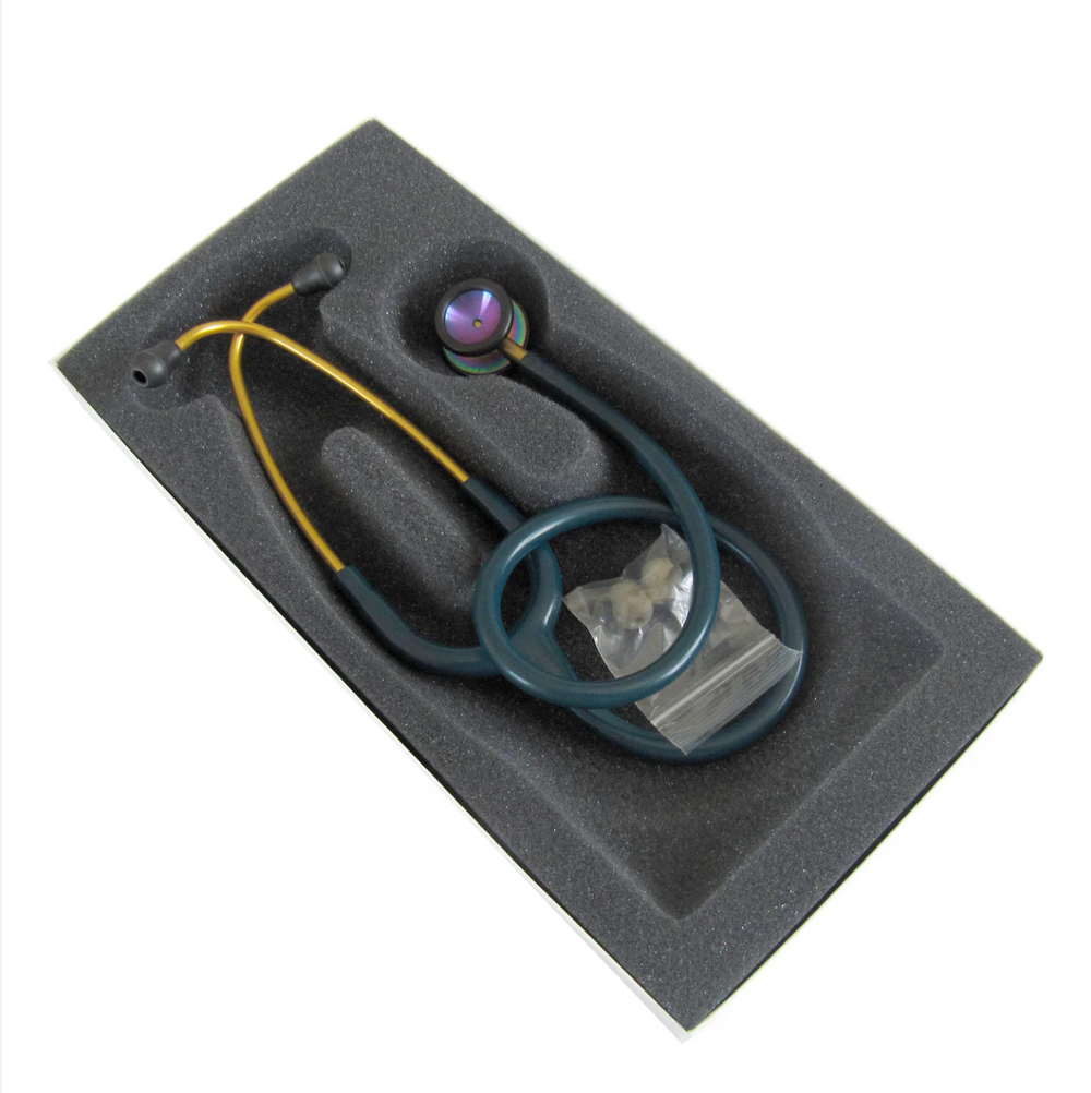 3M™ Littmann® Classic II Pediatric - Caribbean blue tube & Rainbow finish chest piece 2153