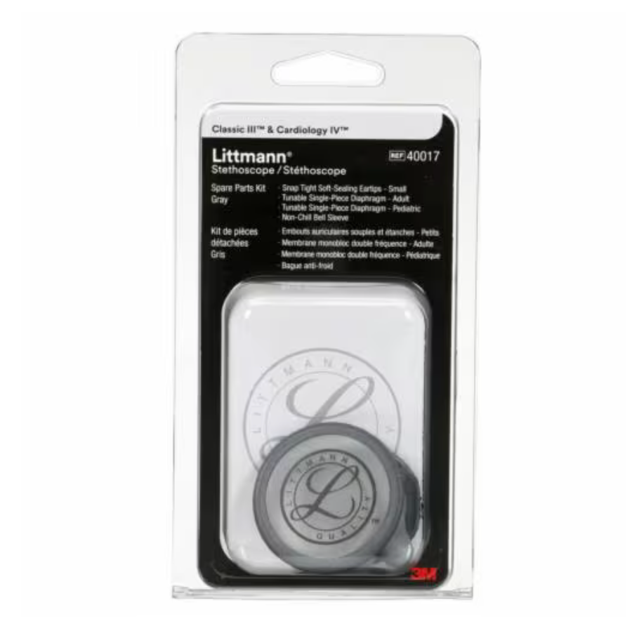 3M™ Littmann® Classic III/Cardiology IV/CORE Digital Stethoscopes Spare Parts Kit - Gray
