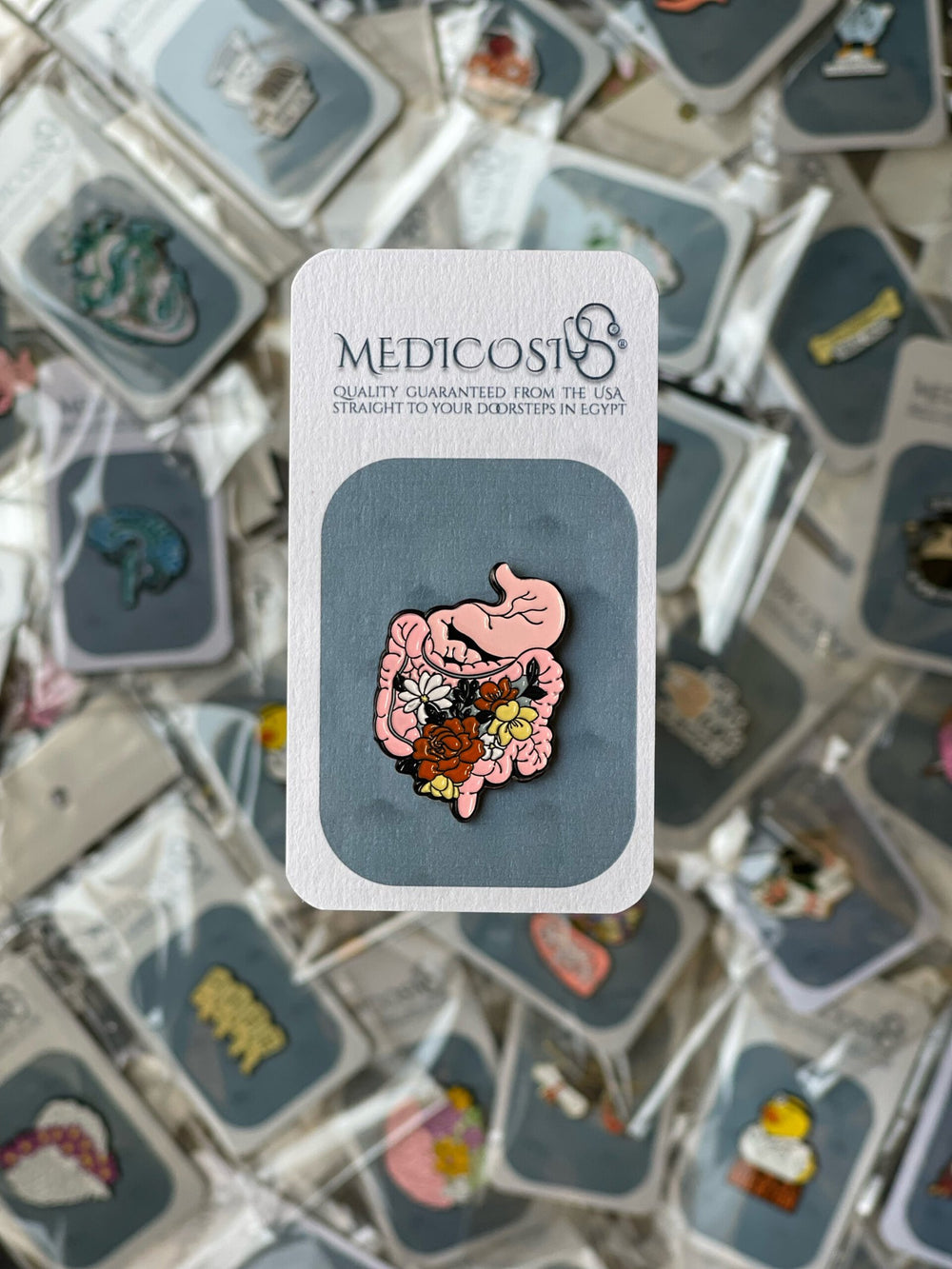 Flowered GIT - Brooch