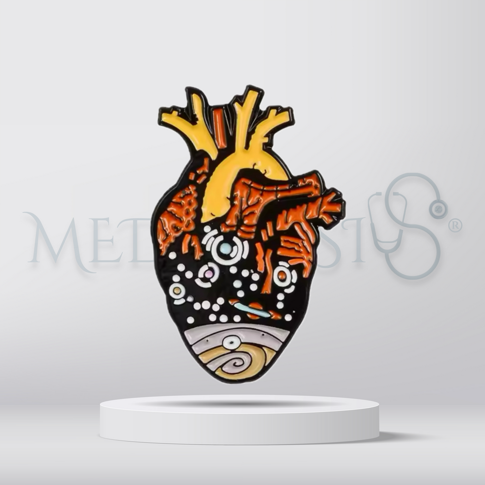Space heart - Brooch