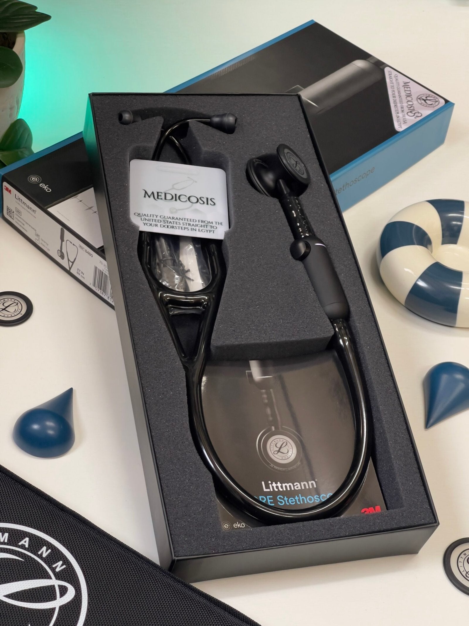 3M™ Littmann® CORE Digital - Black tube & Matte black chest piece