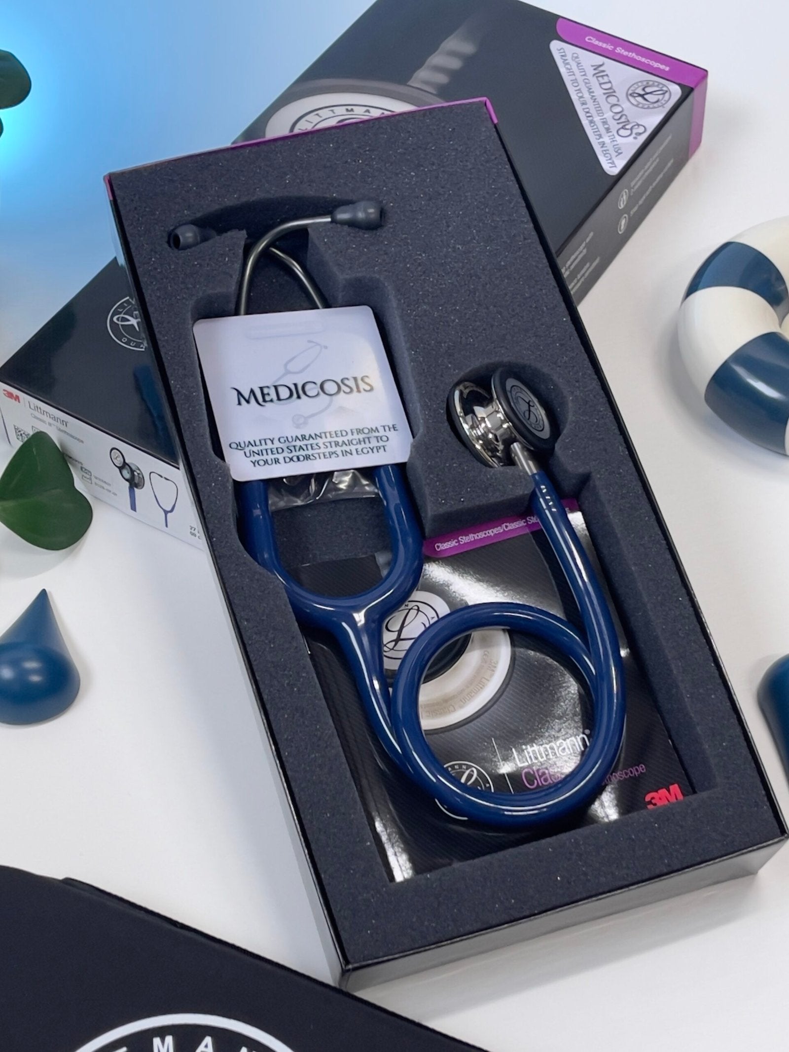 3M™ Littmann® Classic III™ Stethoscope - Navy blue tube & Mirror