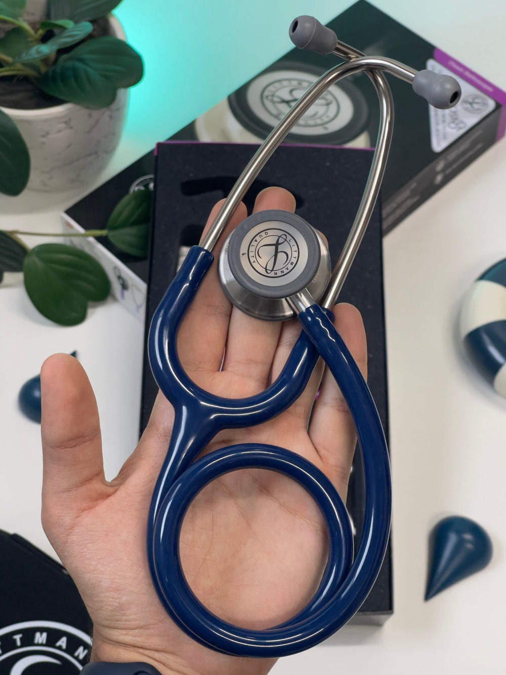 3M™ Littmann® Classic III™ Stethoscope - Navy blue tube & Silver chest piece 5622
