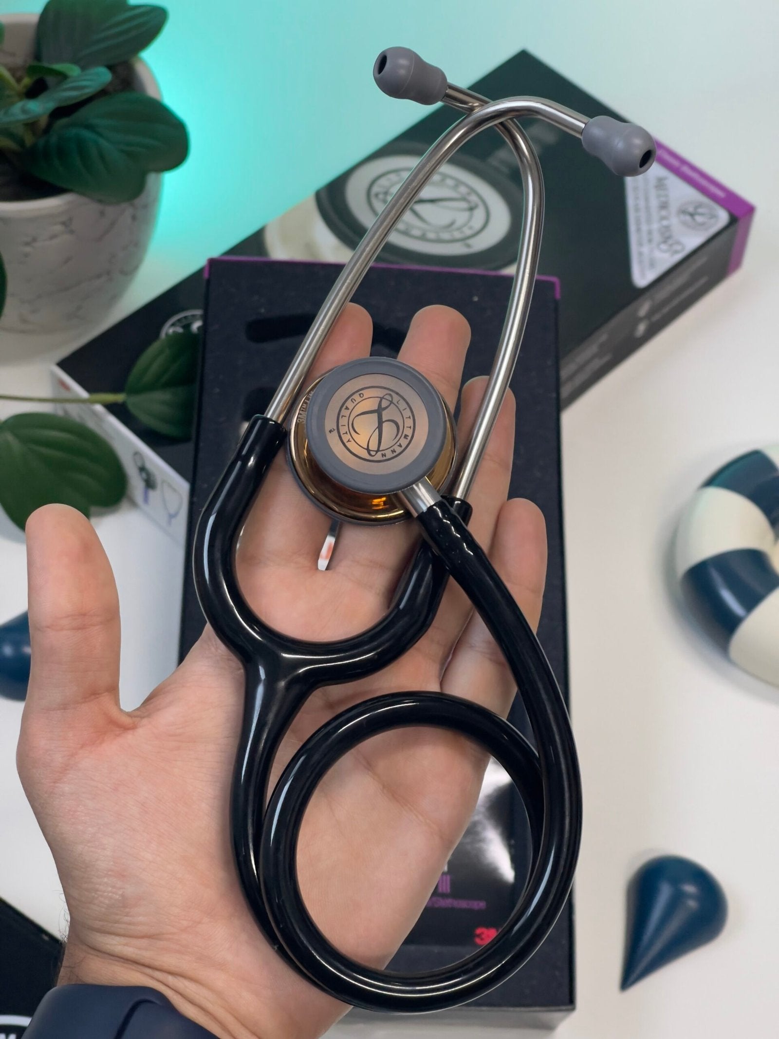 3M™ Littmann® Classic III™ Stethoscope - Black tube & High