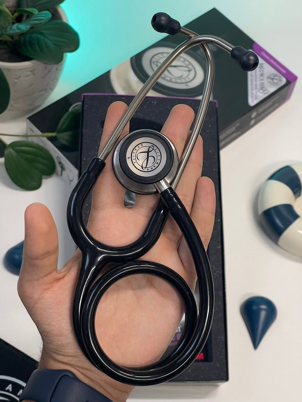 3M™ Littmann® Classic III™ Stethoscope - Black tube & Silver chest piece 5620