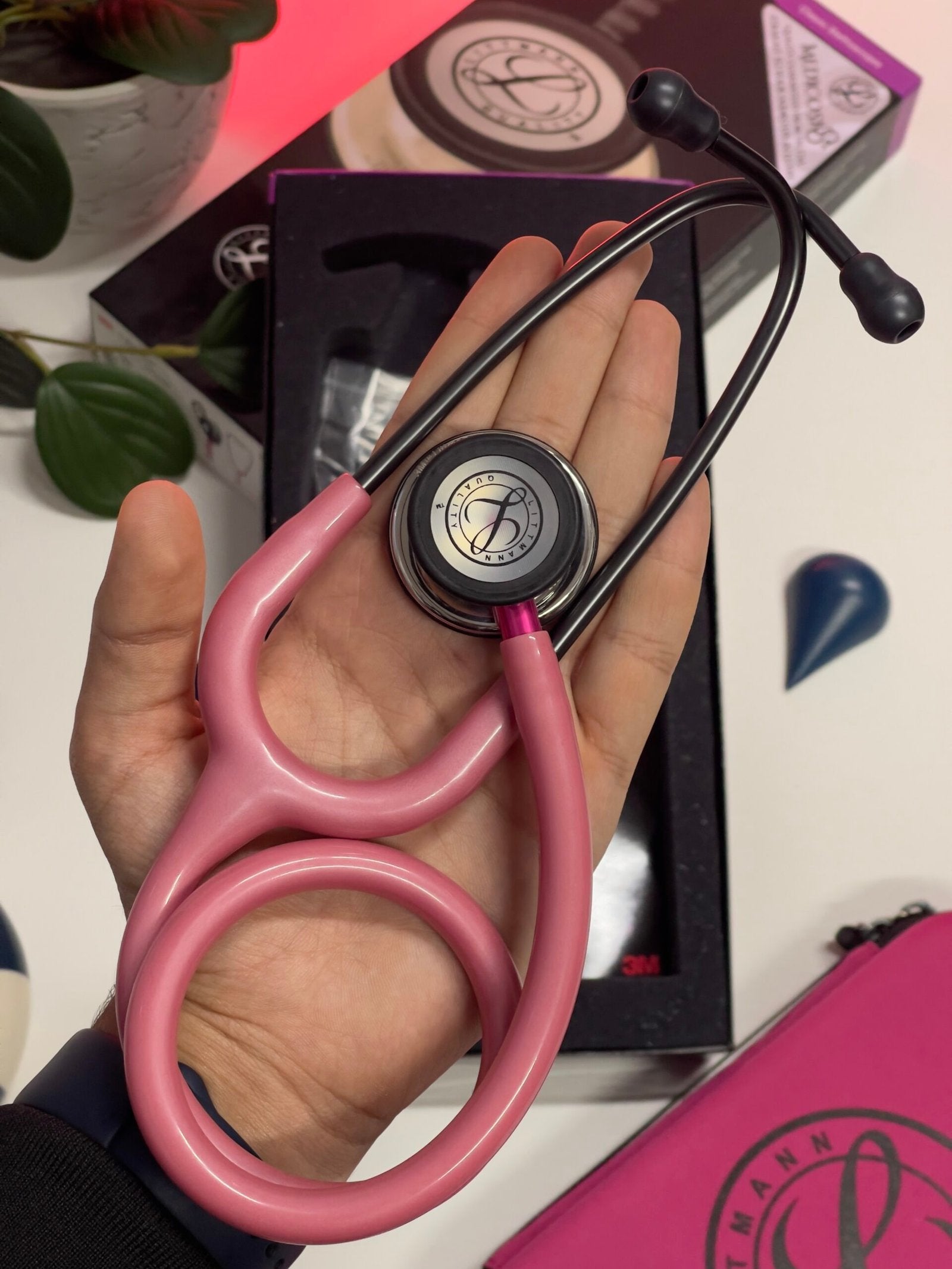 3M™ Littmann® Classic III™ Stethoscope - Pink tube & Mirror finish