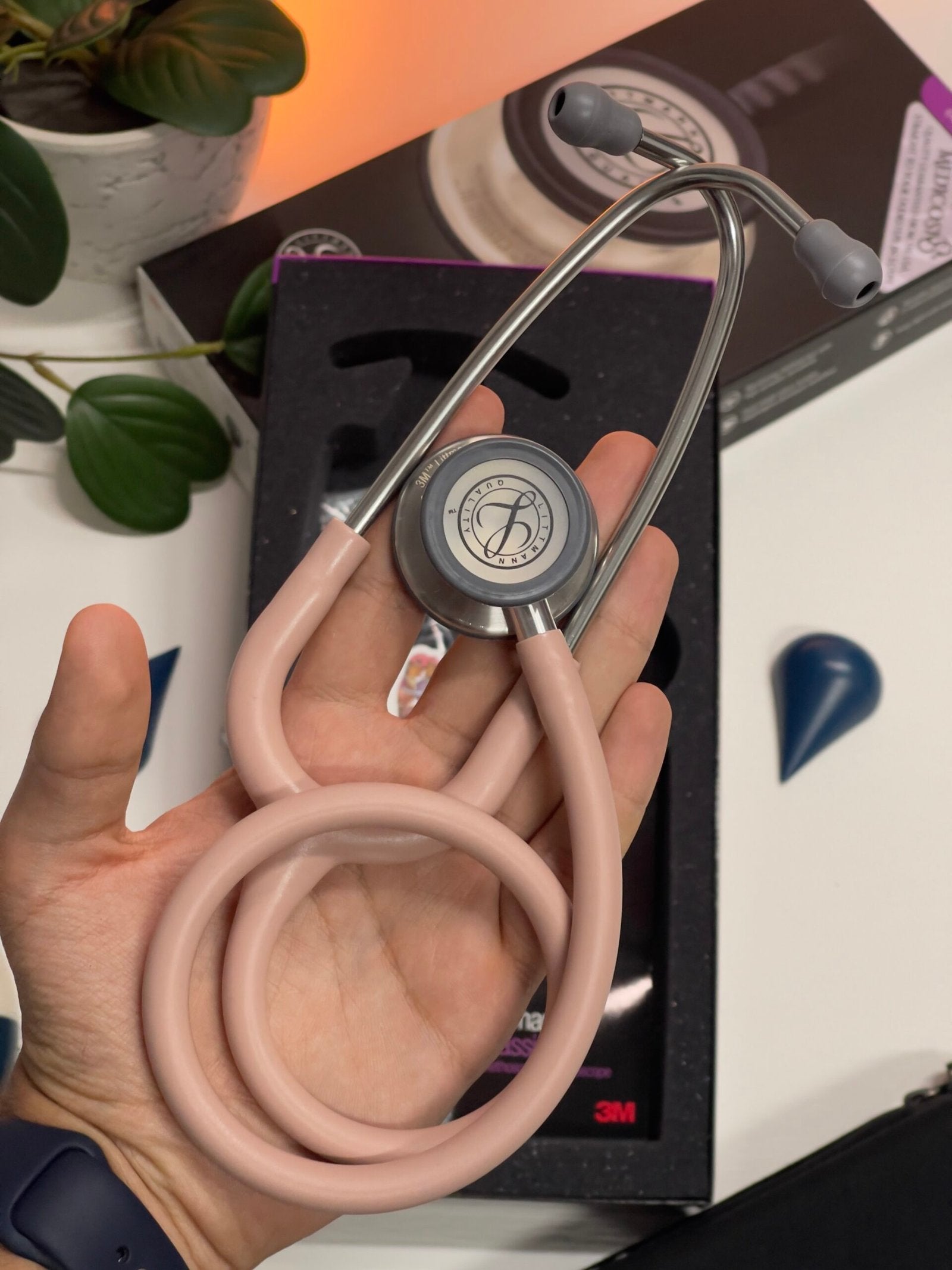 3M™ Littmann® Classic III™ Stethoscope - Champagne rose satin tube