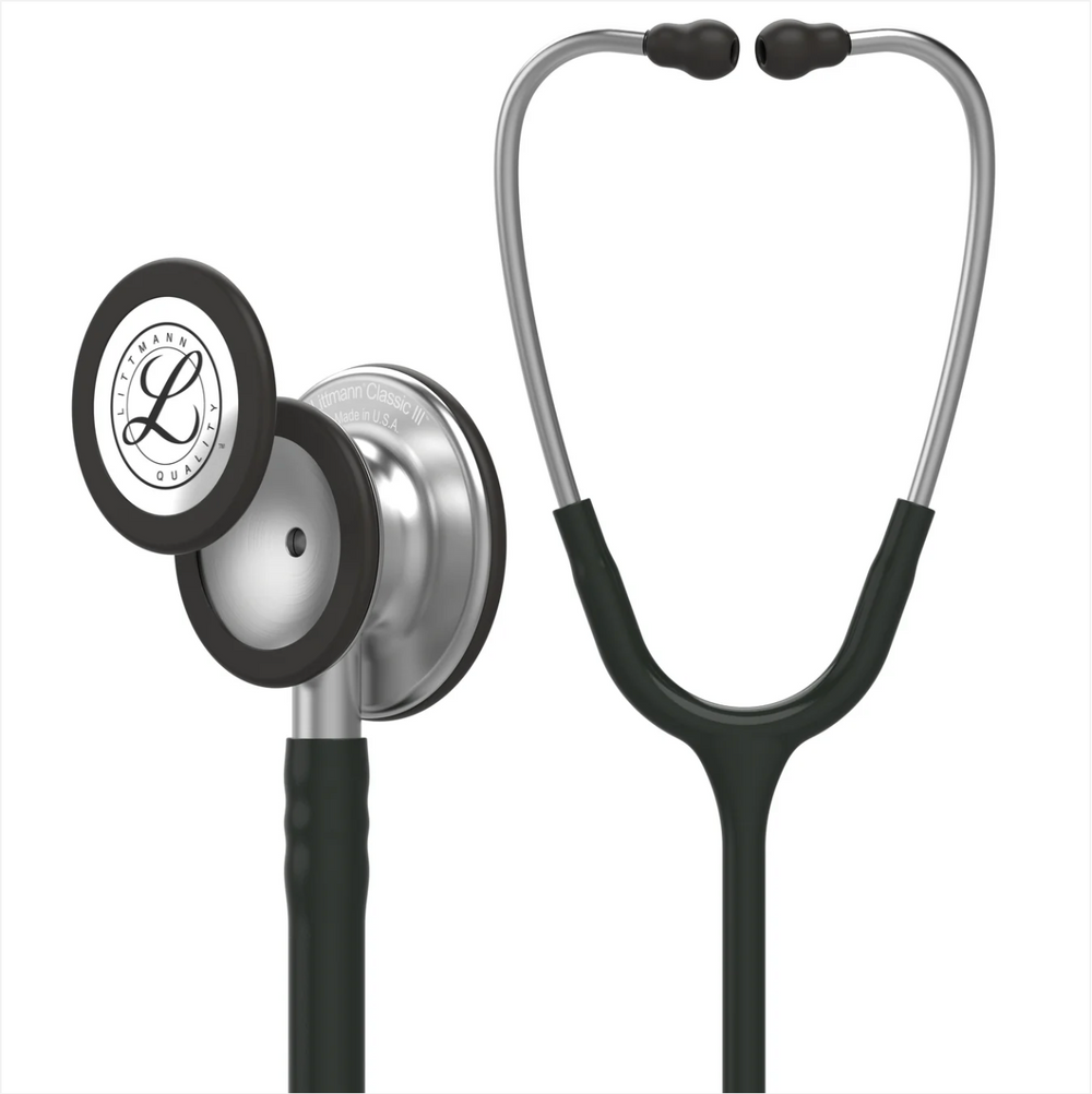 3M™ Littmann® Classic III™ Stethoscope - Black tube & Silver chest piece 5620